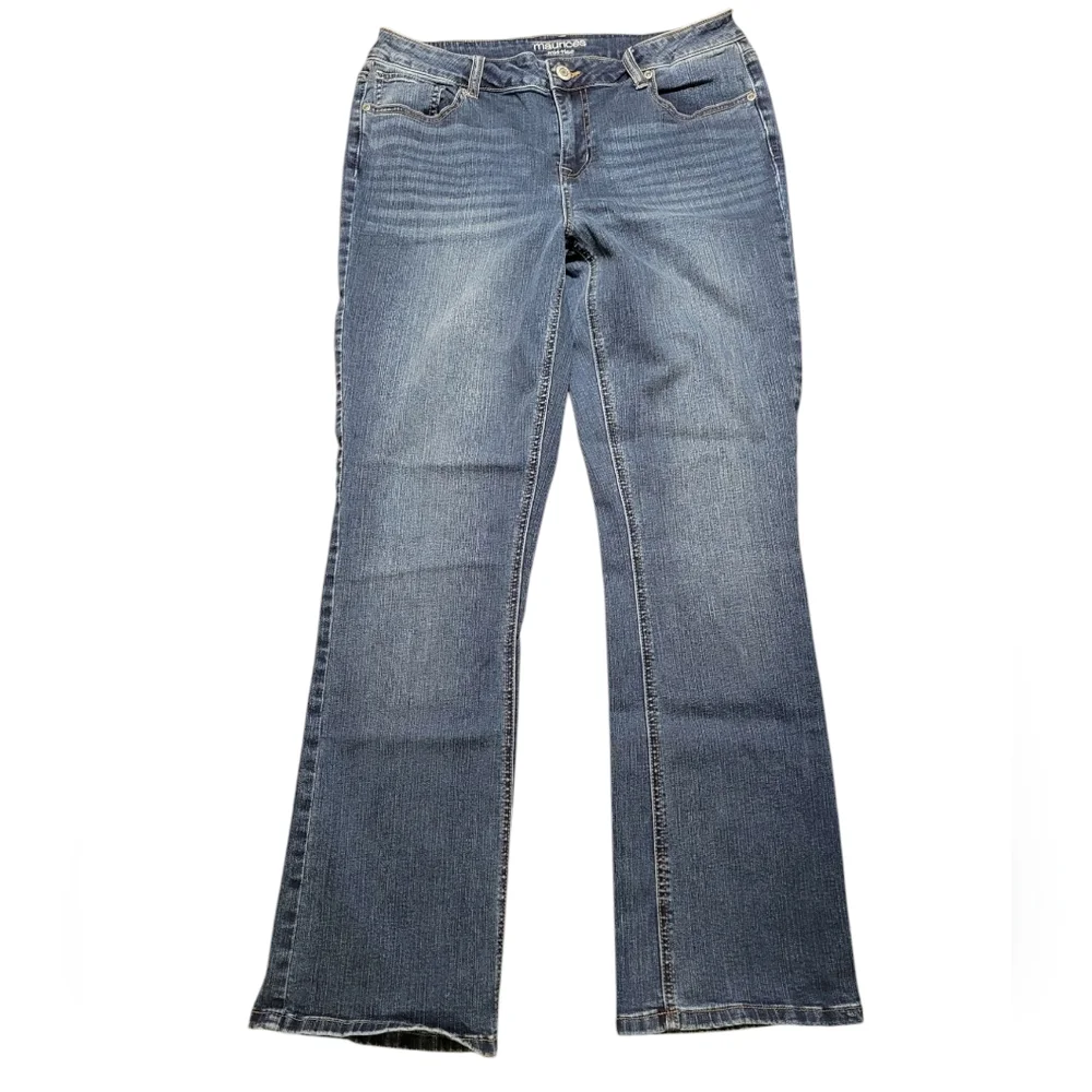 Maurices Women's Mid Rise Blue Jeans - Picture 1 of 6